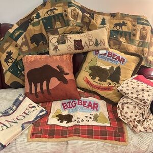 Woolrich Big Bear Campground Outdoor Adventures Bedroom Set Full 76x94